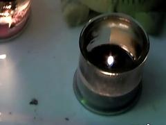 Dashing gay dude with a smoking fetish jerks off solo