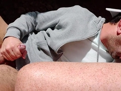 Sucking My Red Husband On The Beach