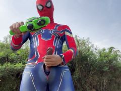Asian Spiderman in Songkran Festival 2024
