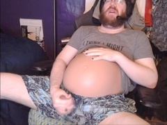 Give birth, contractions, gay electro stimulation