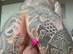 Tatooed Hunk Playing With His Cock And Balls - Special