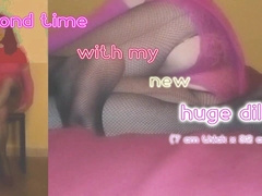 Monstrous faux-cock for insatiable crossdresser 1