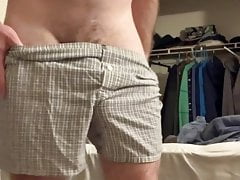 Showing off  FAT COCK!
