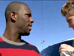 Blacks On Boys - gonzo bi-racial homo Party Fuck 13