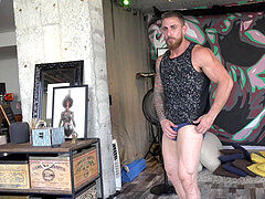 Muscle adore grizzly! humungous biceps, foot fetish, jock off