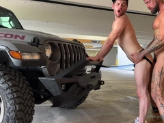 Fucking Hungry Slut in Parking Lot