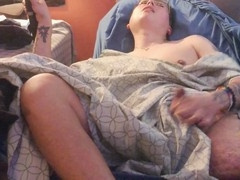 Caretaker pleases patient with nipple sucking leading to satisfying release