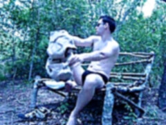 Gay cock, onanism, outdoor