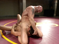 Anal penetration and jerking off until one of them wins