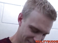 Blonde haired straight Shawn gets his asshole hammered deep