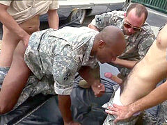 Military uncut schlong and military men getting gargle jobs from gays and guys
