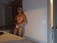 Jerking & Cumming After Shower!