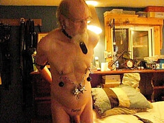 Anal hooked and bondage