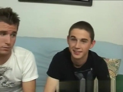 Straight guys erection gay Aiden ripped open a condom to put on his