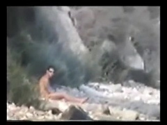 Fag dudes caught on naturist beach