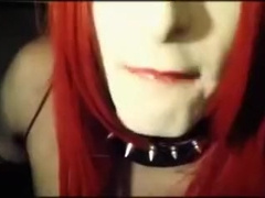 Gothic Crossdresser pantyhose