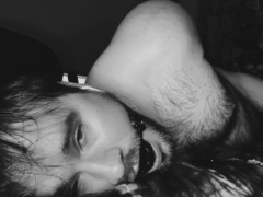 Trussed up, being drained by plaything