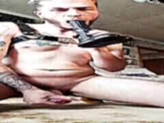 Getting off, skinny twink, gay cum