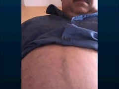 turkish grandpa shows his beautiful cock and balls 8