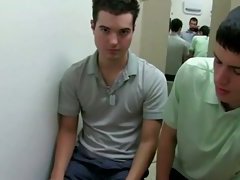 Horny student gets his thick dick sucked by teen guys