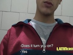 I surprised him when I tried to stroke his hard cock