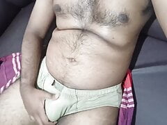Indian Daddy with Sarong and Underwear