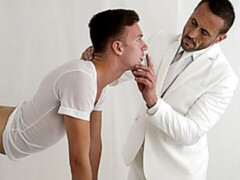 Hot loving sesh with President Lee and Elder Herring