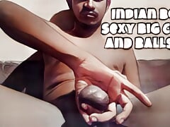 Horny Indian student jerking his big cock while he's studying, Indian big cock masterbating, cute boy masterbating