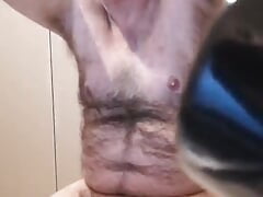 I cum in the glass full of my piss