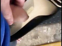 cum famous brand black flats  shoes