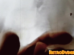 RetroDudes.com - Homo patient strokes off while getting faux-cock screwed by torrid doc