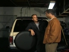 Horny Gay Mechanics in Garage Sex