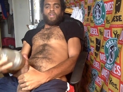 Rock Mercury - Uses Fleshjack To Massage His Thick Cock On No Cum Balls Bounce