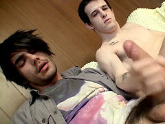 torrid thugs Devin Reynolds and Brian Strowkes jacking it