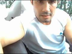 Montage of getting naked in a car and getting off. 8