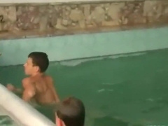 Three Twinks' Pool Party