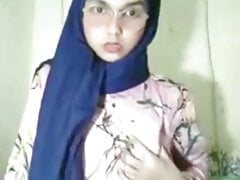 Hijab femboy having fun