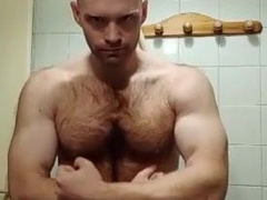 Pumping out the jizz.