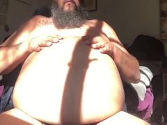 Ftm Bear Chub Jerking In The Sun