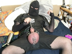 Anal insertions, saline cock, hole stretching