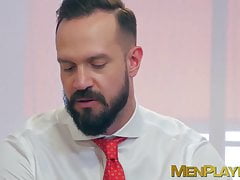 Office anal hammering with Andy Onassis and Emir Boscatto