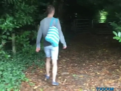 Lad Perv has Solo Ass Fucking Have Fun in the Forest and Wanks