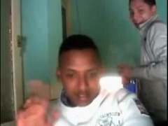 friends jerking off together in a cyber cafe