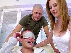 Linda edible, P.J., and Paulos determined to spice up the afternoon with a bit of lovemaking and blindfolding