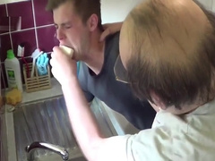 Cleaning His Mouth Out