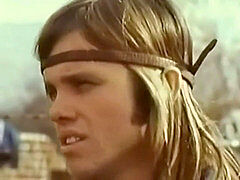 Gay cowboy, longhair, 1970