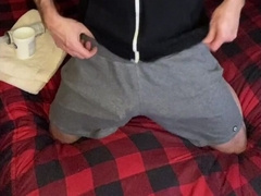 Muscle Grizzly Parent Post-gym Stroke Sesh with Jizz Shot