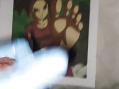 Kefla (Dragon Ball Super) Feet Cum Tribute