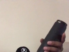 BIG BLACK COCK Teenager solo Onanism plaything