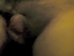Flacid cock and big ball jiggling in slow motion